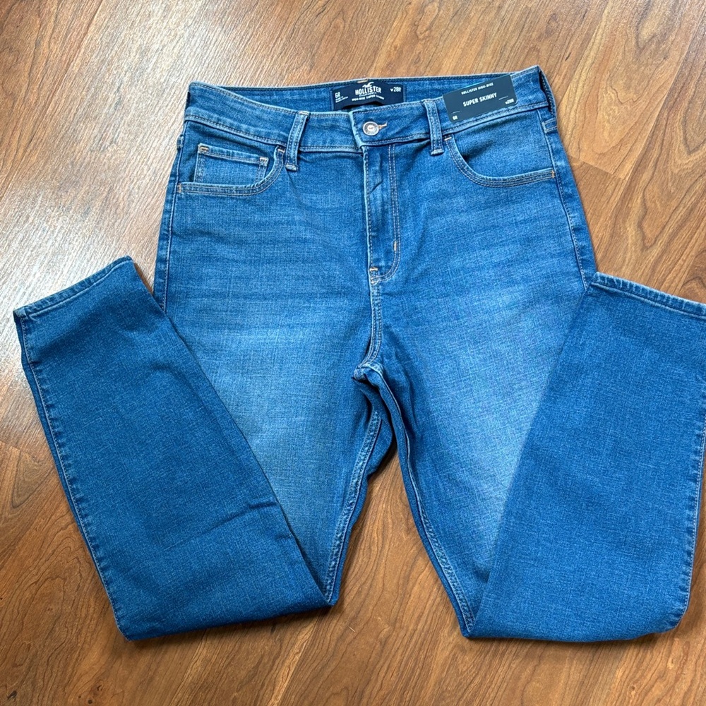 Hollister High-Rise Super Skinny Jeans - Blue